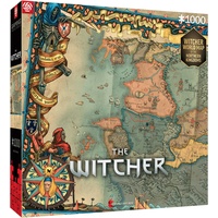 Good Loot The Witcher: Northern Kingdom Map Puzzlespiel 1000 Teile