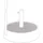Doppler Schirmständer Dekorplatte Metall 56 x 2 x 56 cm Grau