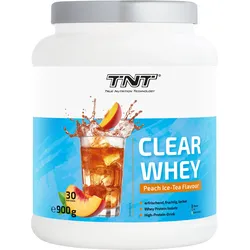 TNT Clear Whey - Deine Abwechslung zu dickflüssigen Shakes - Peach Ice Tea 900g