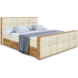 altdecor Boxbett 140 x 200 cm H4 Beige