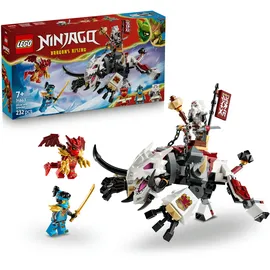 LEGO Ninjago Zilvar auf seinem Drachentier Grimtak 71863