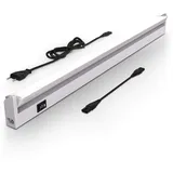 B.K.Licht - Unterbauleuchte - 6,8w, 740lm, LED Stecker, erweiterbar, Cct, silber
