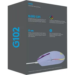 Logitech Gaming Mouse G102 LIGHTSYNC - Maus - Für Rechtshänder