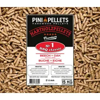 PINI Pellets 15 kg Hartholz