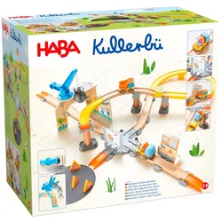 HABA Unisex Kugelbahn Kullerbü – Spielbahn Große Baustelle 1er Pack
