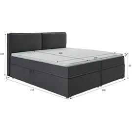 s-style möbel Uma 200 x 200 cm H3 Grau