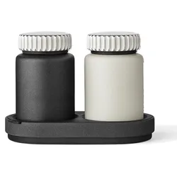 Vipp Salz- und Pfeffermühle im Set VIPP263 grau/schwarz Accessories