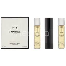 Chanel No. 5 Eau de Toilette refillable 20 ml + Nachfüllung 2 x 20 ml