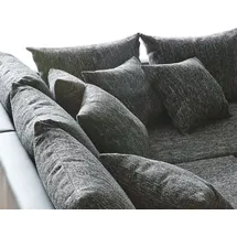 DeLife Wohnlandschaft Clovis XL Schwarz Modulsofa erweiterbar, - Schwarz