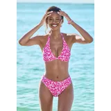VIVANCE Bikini-Hose Damen Rosa/Weiß 32