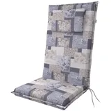 Doppler / Hochlehner Elegant/Gartenstuhlauflage/Hochlehner/Blumen/ca. 119 x 48 x 6 cm