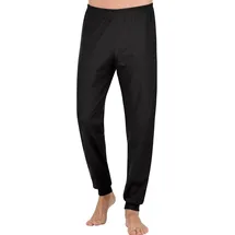 TRIGEMA Schlafanzug Bündchen Schwarz 4XL
