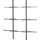 LECHUZA Trio Cottage 30 Rankgitter 85 x 100 x 2 cm Schwarz