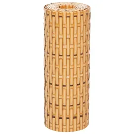 vidaXL Balkon-Sichtschutze 10 Stk. Hellbraun 255x19 cm Poly Rattan