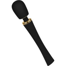 Luxuriöser Massager, 30 cm, schwarz | gold