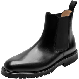 Henry Stevens Chelsea-Boots Herren Schwarz 42