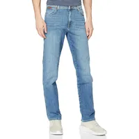 Wrangler Herren Texas Low Stretch Straight Jeans, Worn Broke,