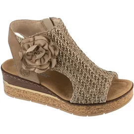 Rieker Keilsandaletten Damen Beige 39