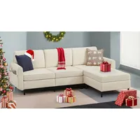 songmics home COMBIE Kollektion - 4 Teile Modulares Sofa,