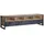 Main Möbel Montreux TV-Lowboard 198 cm Schwarz Metall/Massivholz