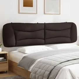 vidaXL Kopfteil-Kissen "Hvar" Dunkelbraun 200 cm Stoff