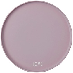 Design Letters - AJ Favourite Porzellan Teller, Love / lavendel