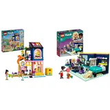 LEGO Friends Vintage-Modegeschäft, Bausatz für Kinder mit Spielzeug-Laden & Friends Novas Zimmer Gaming Spielzeug