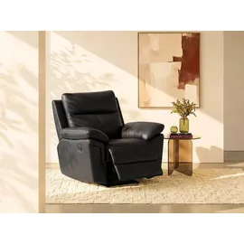 vente-unique Relaxsessel Leder 98 x 102 x 92 cm Schwarz mit Relax-Funktion
