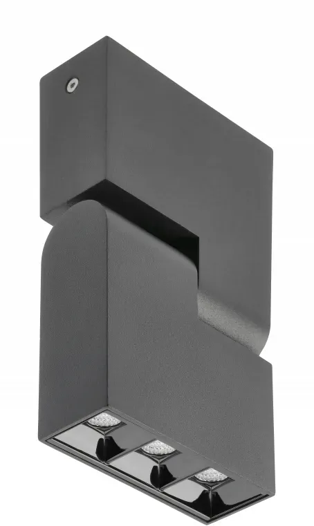 GTV LED Anbauleuchte SIERRA 8W IP20 48° schwarz - neutralweiß (4000K)