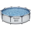 Steel Pro Max Frame Pool Set 305 x 76 cm weiß inkl. Filterpumpe