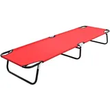 vidaXL 47756 Bäderliege 190 x 58 x 28 cm rot klappbar