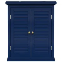 Teamson Home Hängeschrank, Blau, 51x61x17.8 cm, Badezimmer, Badezimmerschränke, Hängeschränke