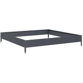 vidaXL Hochbeet 100 x 100 x 18,5 cm Anthrazit