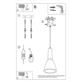 Sollux Lighting Empoli 1-flg. 15 W 17 cm rund grau Beton