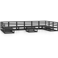 vidaXL 11-tlg Garten-Lounge-Set Massivholz Kiefer Modell 106