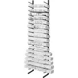 Vevor Hängendes Poster-Präsentationsregal 540 x 28,5 x 212,5 cm Schwarz