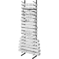 Vevor Hängendes Poster-Präsentationsregal 540 x 28,5 x 212,5 cm Schwarz