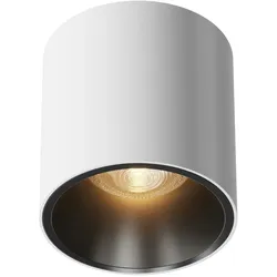 Maytoni Moderne Deckenstrahler Alfa LED LED incl. Weiß und Schwarz aus Aluminum Energieeffizient 12W