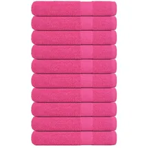 vidaXL Handtuchset 10-tlg. rosa