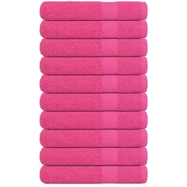 vidaXL Handtuchset 10-tlg. rosa