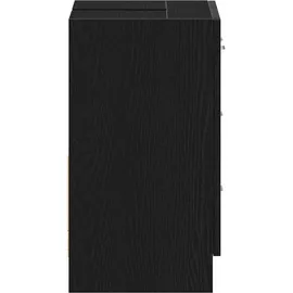vidaXL Waschbeckenunterschrank 63 x 54 x 30 cm Schwarz