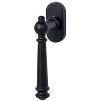 MS Beschläge Fenstergriff Schwarz matt