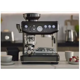 Sage the Barista Express Impress Schwarzer Edelstahl