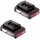 Bosch Starter Set 18V mit 2x GBA Akku 2,0Ah ( 1600Z00036 ) + GAL 18V-40 Ladegerät ( 1600A019RJ )