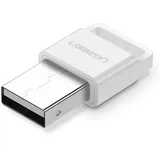 UGREEN USB Bluetooth Adapter 4.0 Qualcomm aptX Bluetooth Empfänger kompatibel mit Smartphones, Bluetooth-Druckern Weiß