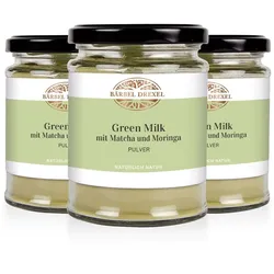 Green Milk mit Matcha und Moringa Pulver