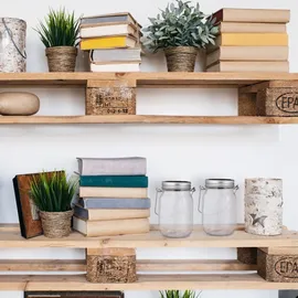 Relaxdays LED Solar Glas 2er Set