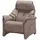 HIMOLLA Relaxsessel 4217 Leder 96 x 109 x 91 cm Braun mit Kopfteil