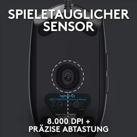 Logitech G203 LIGHTSYNC schwarz