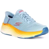 SKECHERS Max Cushioning Elite 2.0 Blue Textile / Orange Trim 40